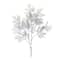 White Flocked Cedar Branch, 12ct.